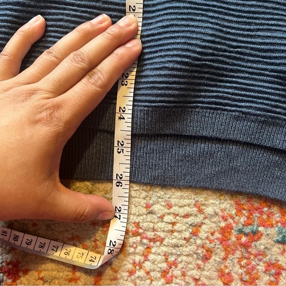 ANRABESS WOMEN'S OVERSIZED SWEATER QUARTER ZIP V NECK COLLARED RIBBED KNIT M - Picture 3 of 6